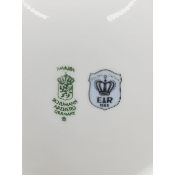 Vtg Schumann Arzberg Germany Tea Set Cup & Saucer Dessert Plate Apple Fruit - Picture 14 of 16